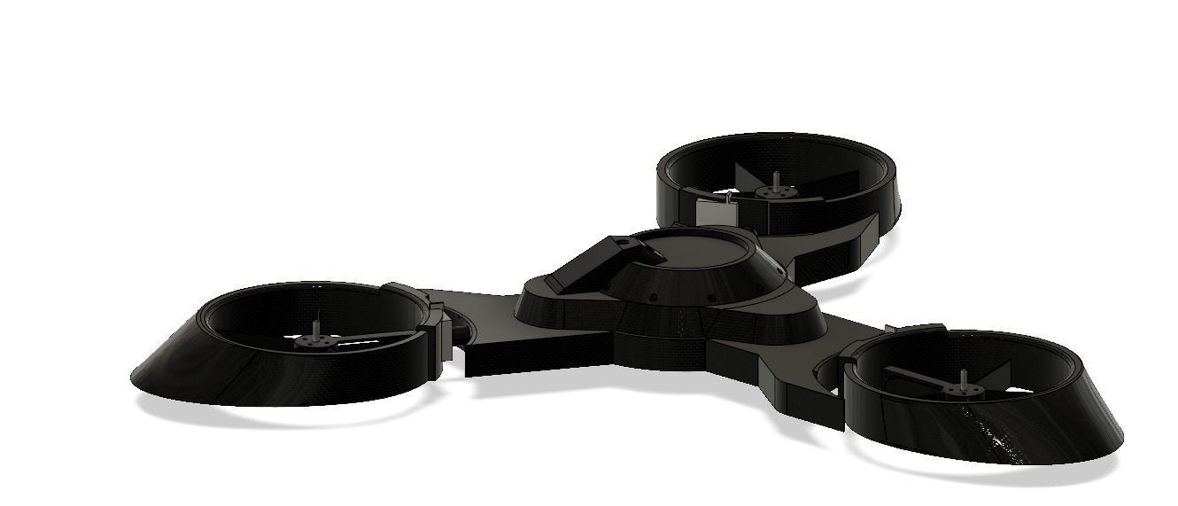 Tri rotor 3D print model_4