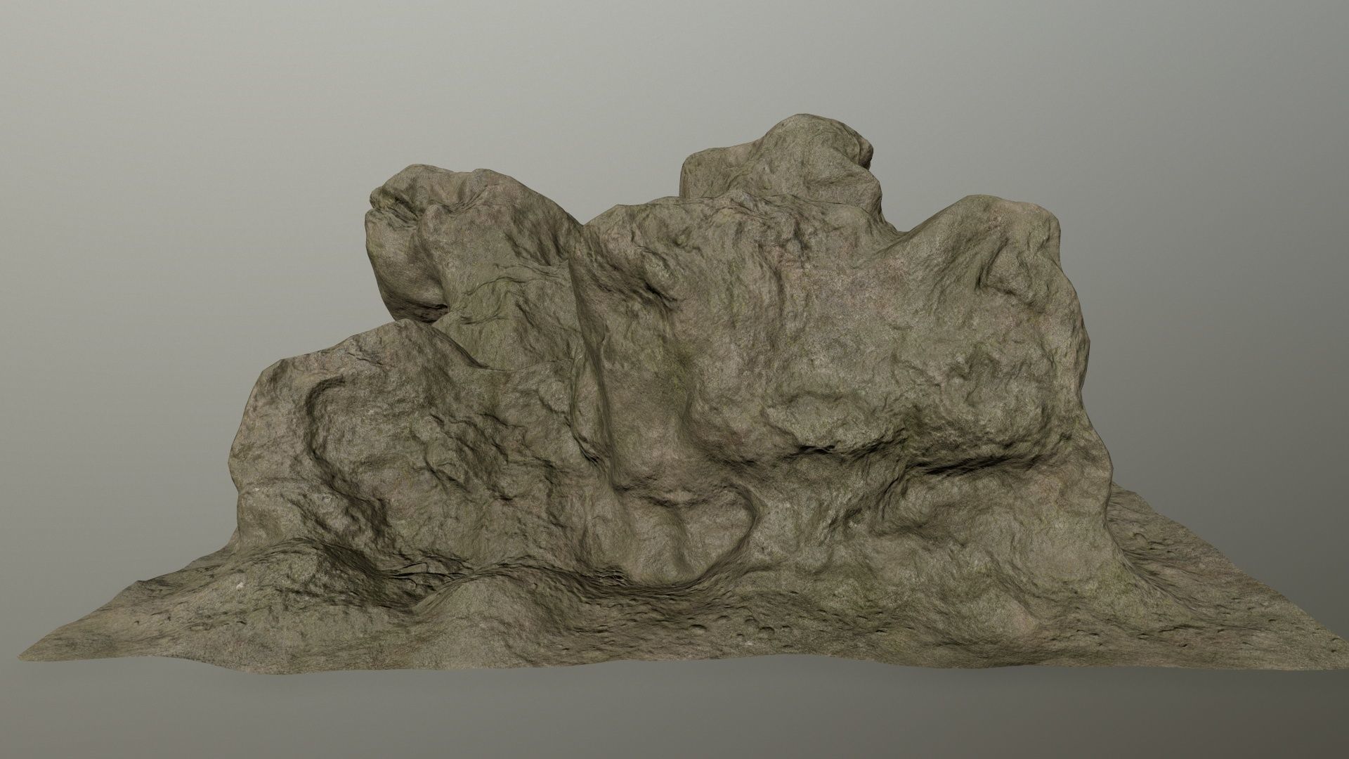 rocks rock Low-poly 3D model_6