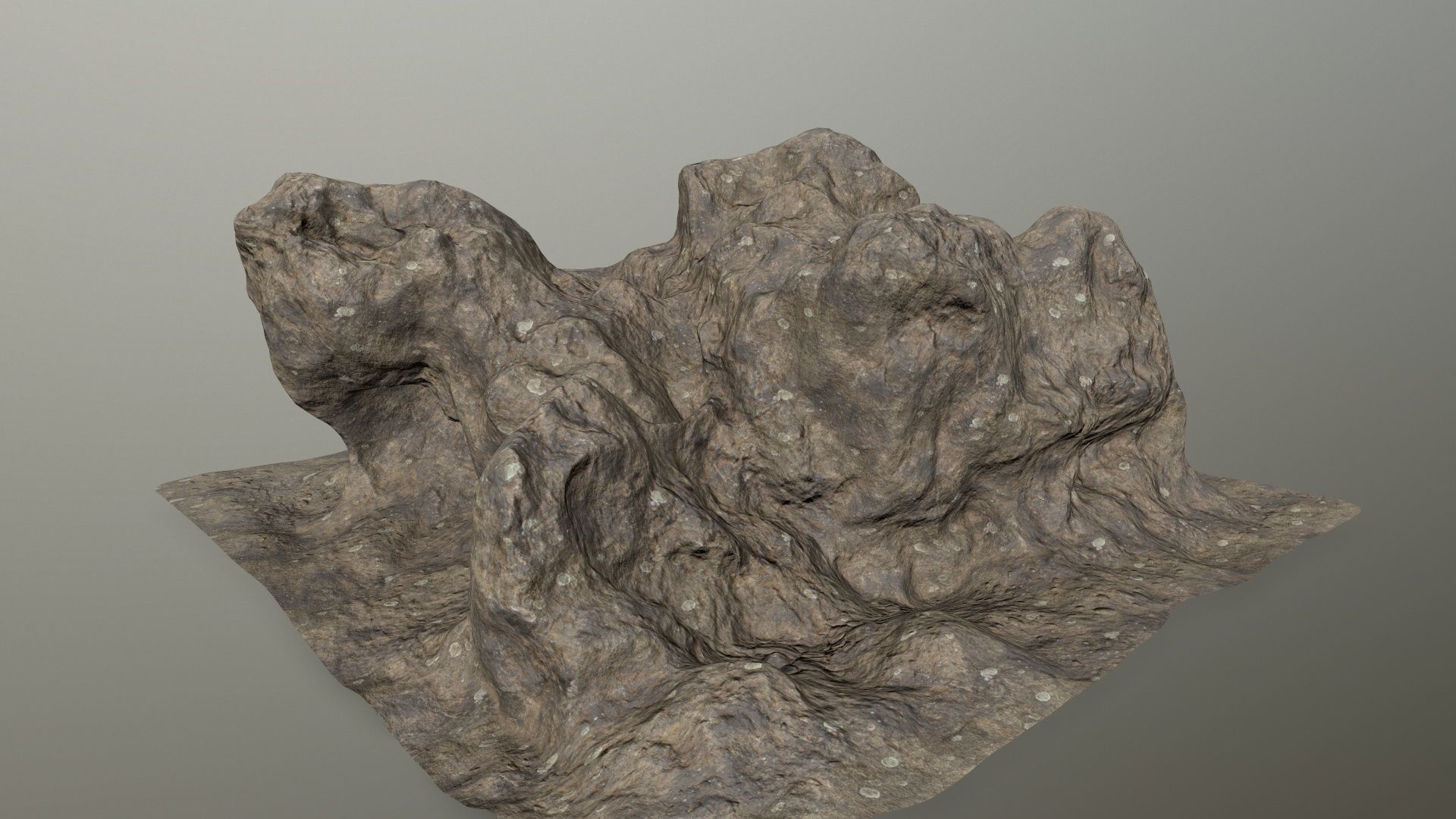 rocks rock Low-poly 3D model_7
