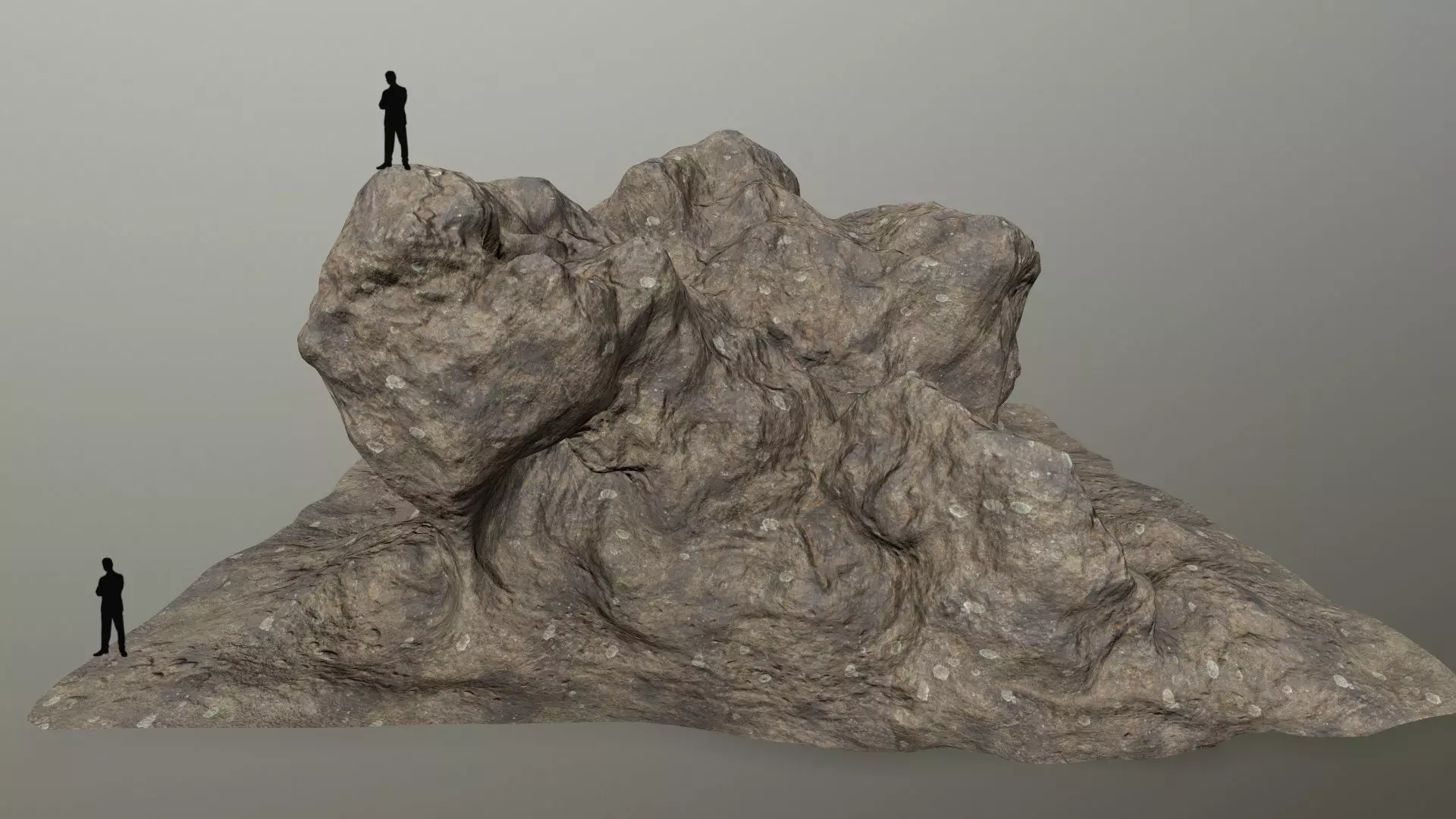 rocks rock Low-poly 3D model_0
