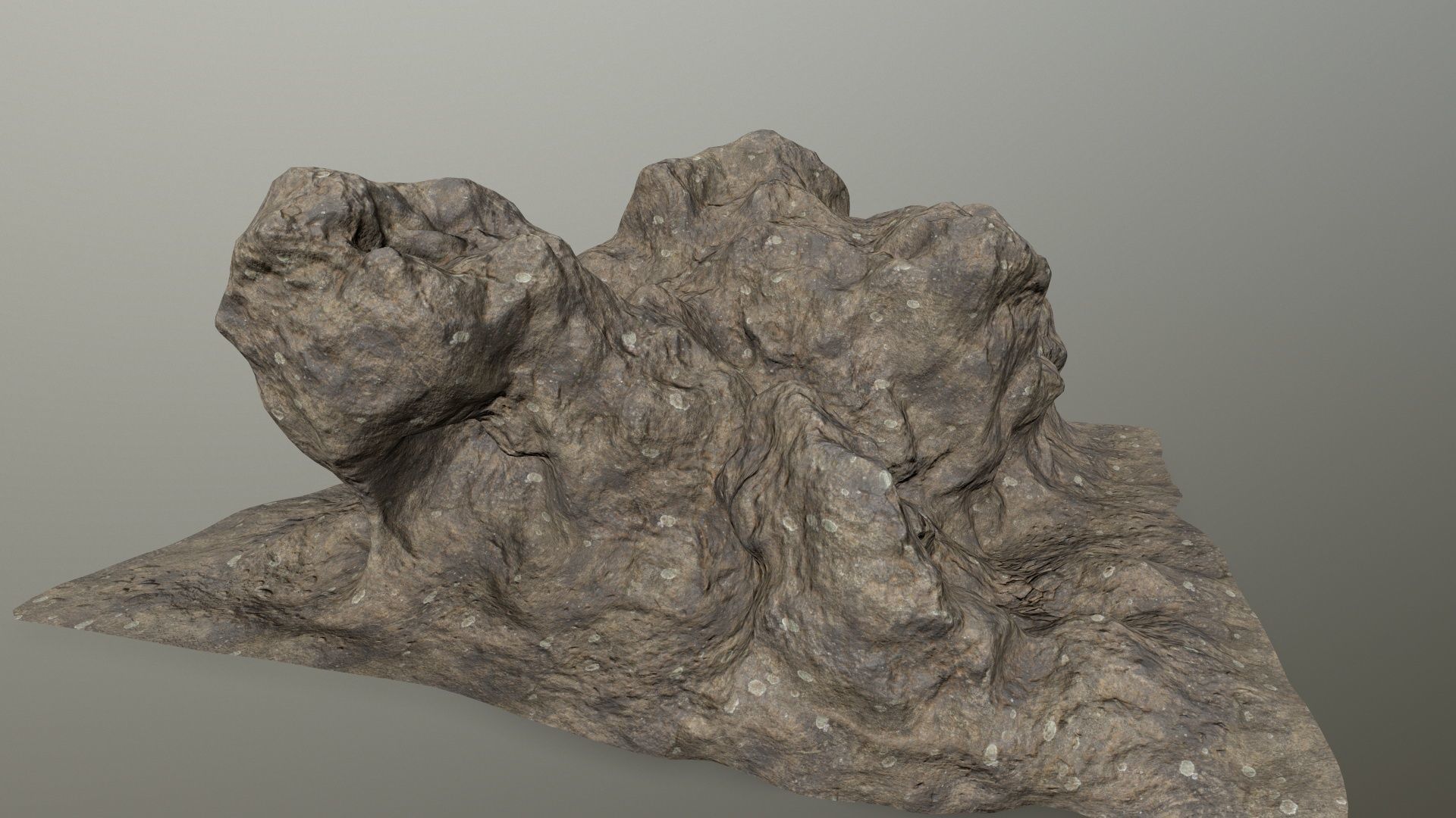 rocks rock Low-poly 3D model_8