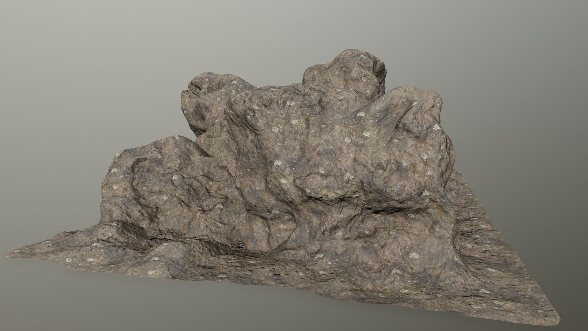 rocks rock Low-poly 3D model_6