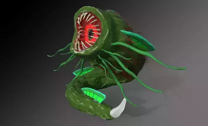 Worm Tooth 3D model