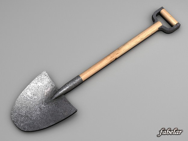 Shovel 3D model_3