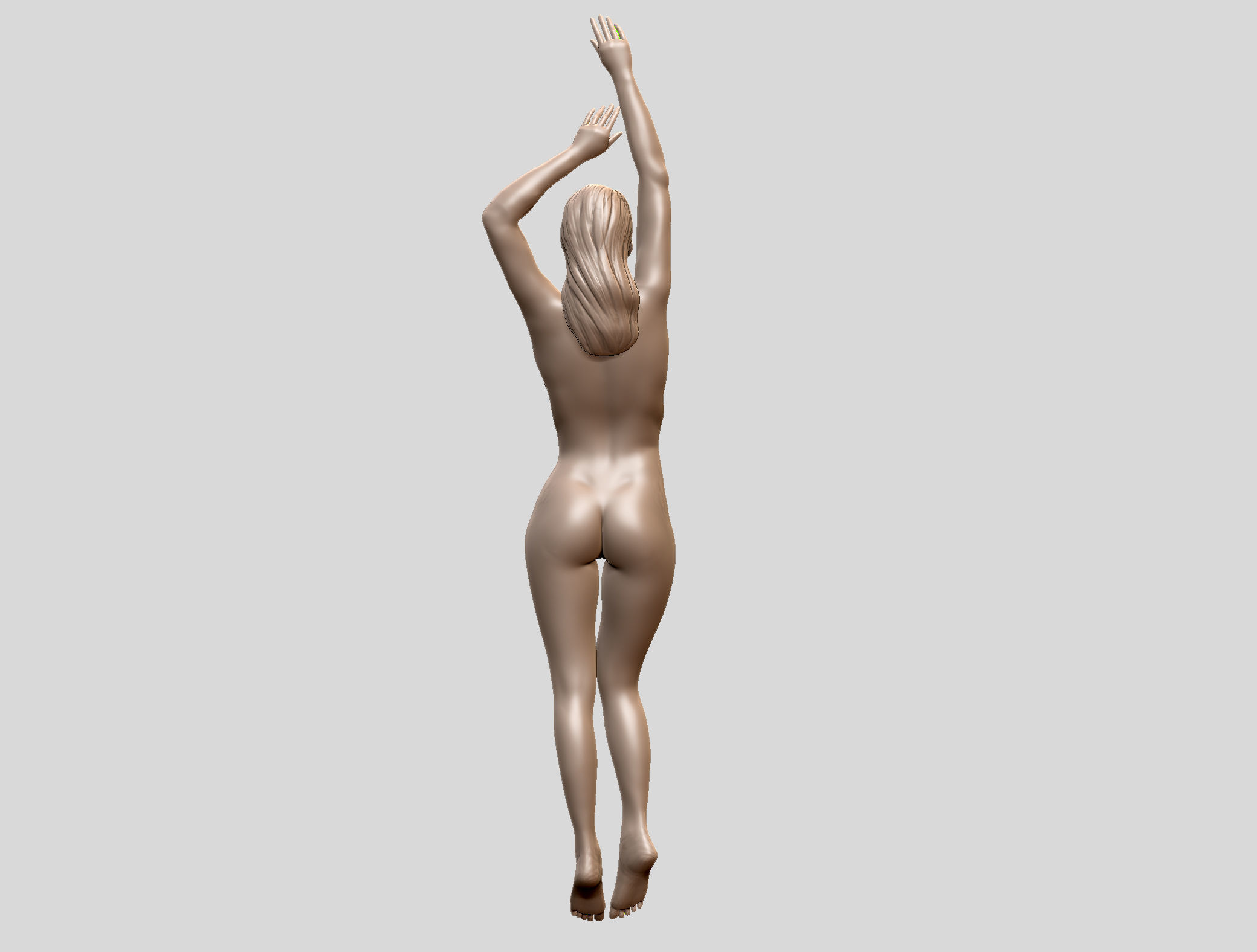 Sexy female model 3D print 3D print model_5