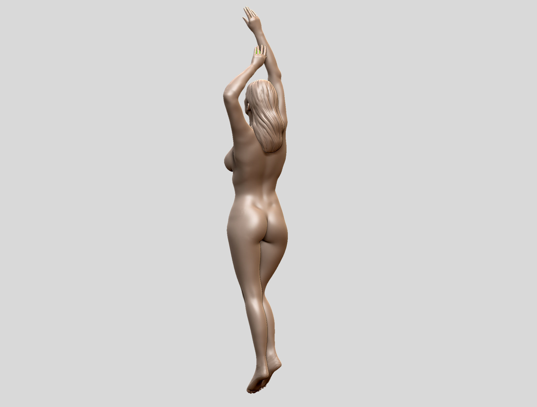Sexy female model 3D print 3D print model_8