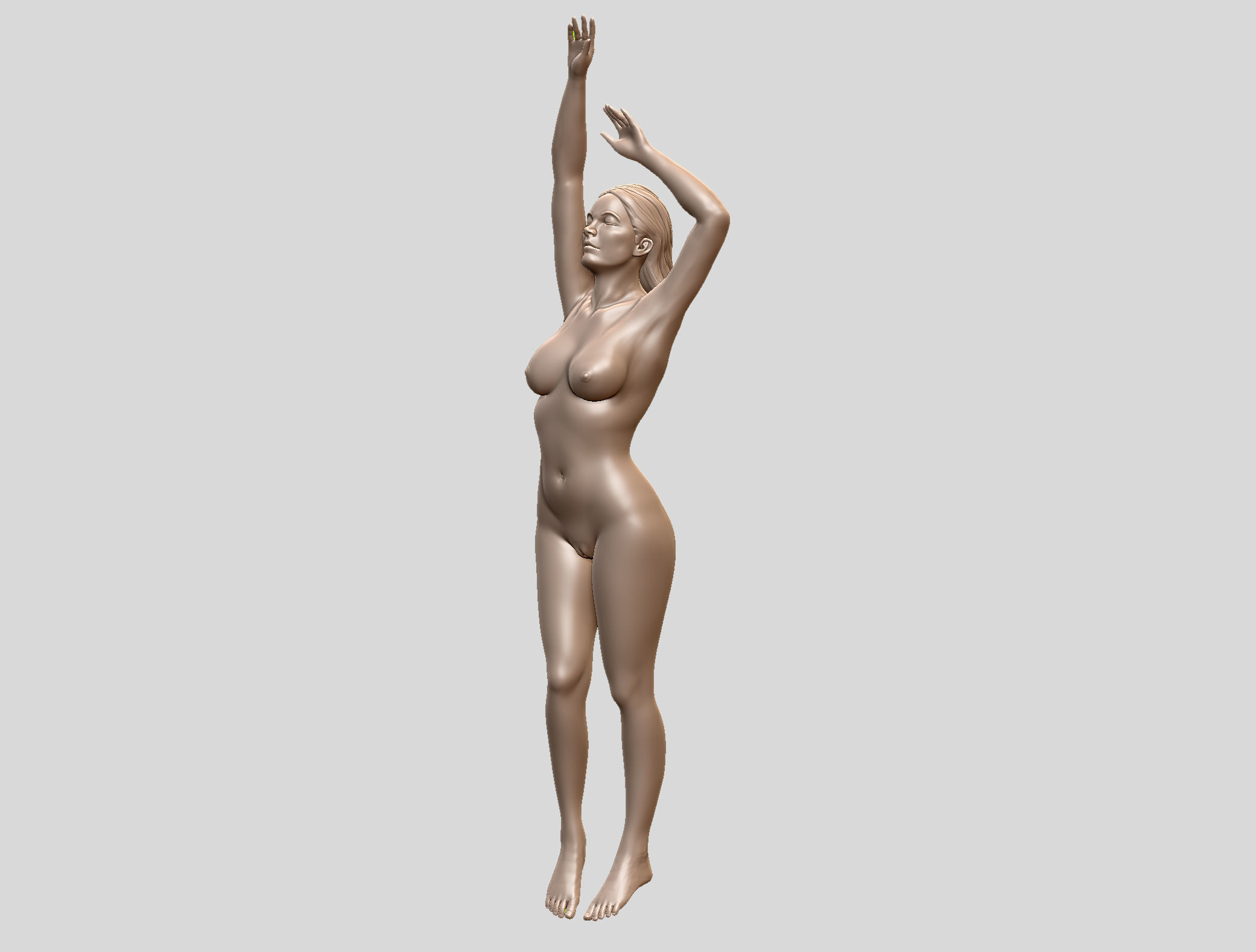 Sexy female model 3D print 3D print model_4