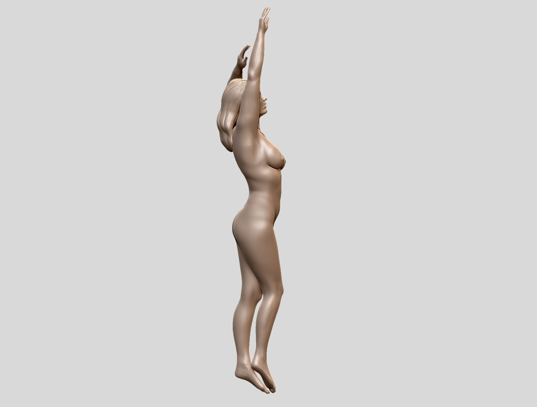 Sexy female model 3D print 3D print model_6