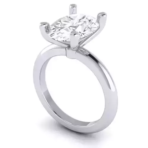 DER-1470a oval cut diamond solitaire engagement ring