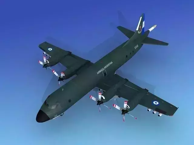 Lockheed P-3 Orion Argentina Hp 3D model