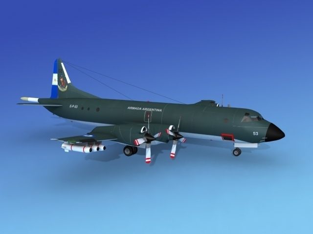 Lockheed P-3 Orion Argentina Hp 3D model_5