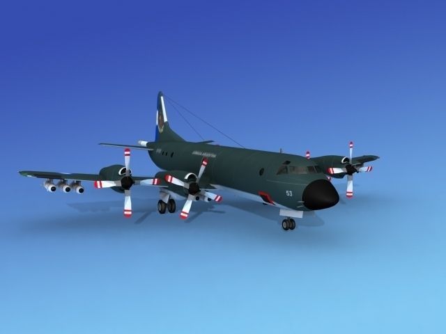 Lockheed P-3 Orion Argentina Hp 3D model_4