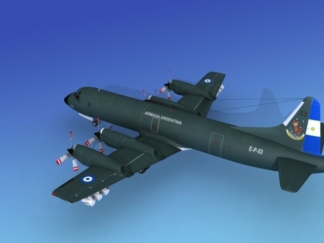 Lockheed P-3 Orion Argentina Hp 3D model_11