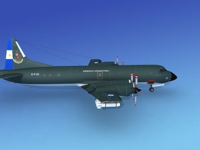 Lockheed P-3 Orion Argentina Hp 3D model_6