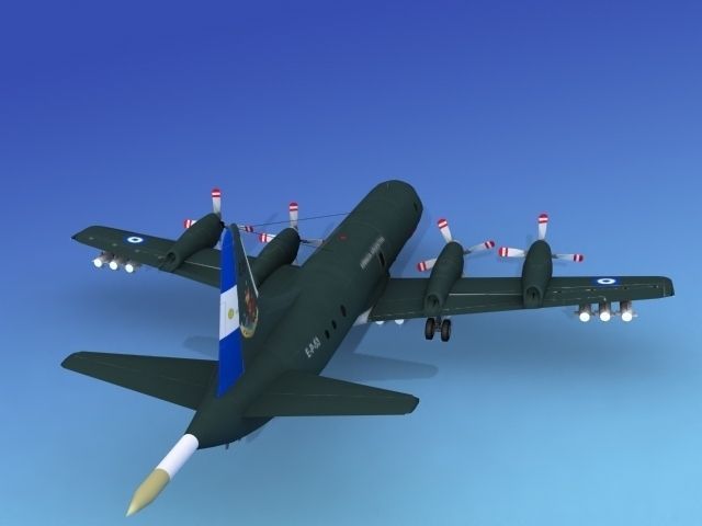 Lockheed P-3 Orion Argentina Hp 3D model_8