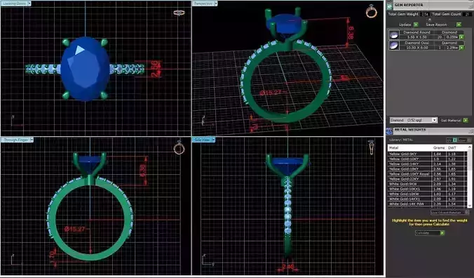 1462a ring 3D print model