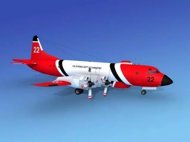 Lockheed P-3 Orion CDF Hp 3D model