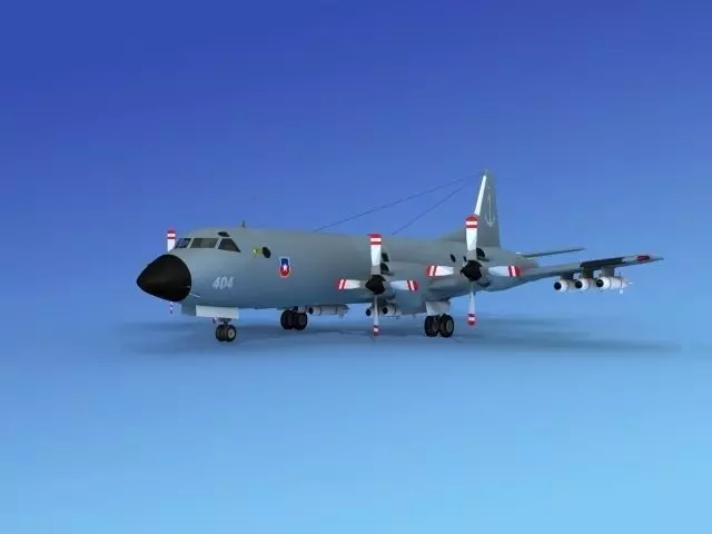 Lockheed P-3 Orion Chile Hp 3D model