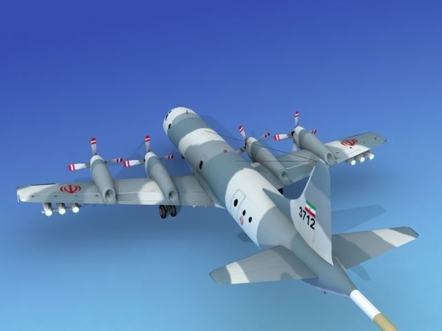 Lockheed P-3 Orion Iran Hp 3D model_9