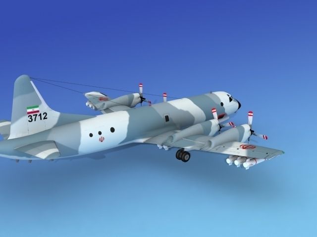 Lockheed P-3 Orion Iran Hp 3D model_7