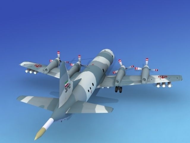 Lockheed P-3 Orion Iran Hp 3D model_8