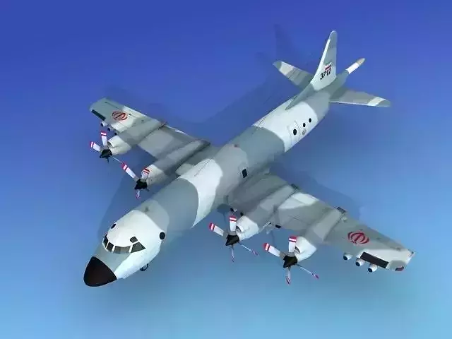 Lockheed P-3 Orion Iran Hp 3D model