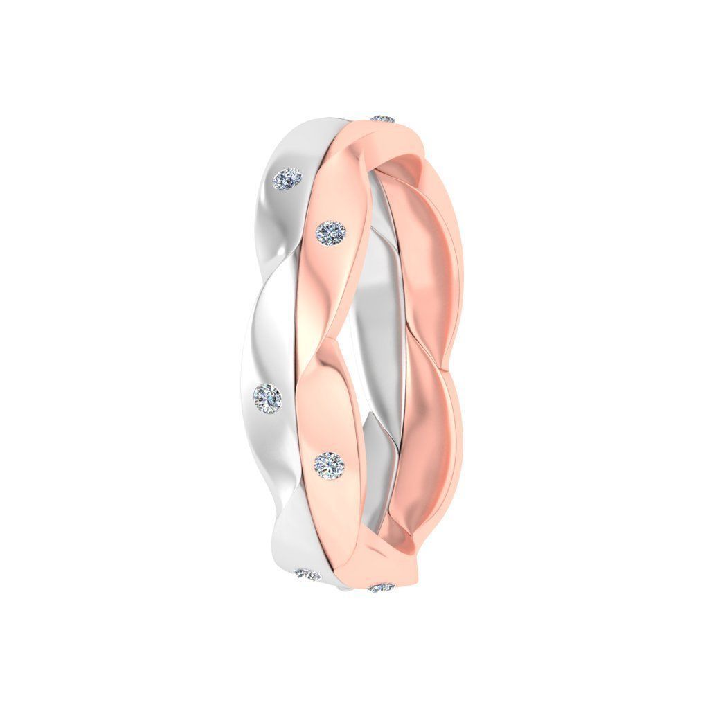 AL1ZE-C1-CB043-L twisted wedding band in rose gold and gold 3D print model_2