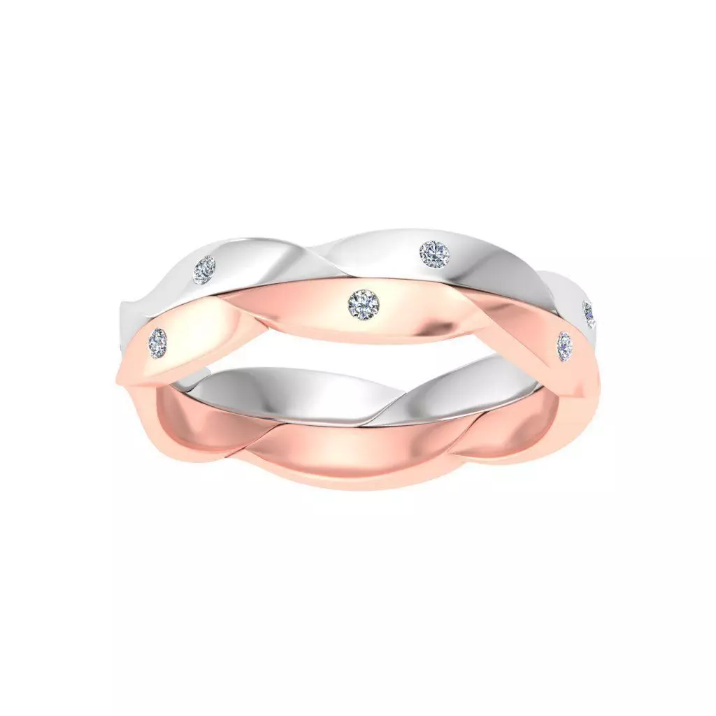 AL1ZE-C1-CB043-L twisted wedding band in rose gold and gold 3D print model_0