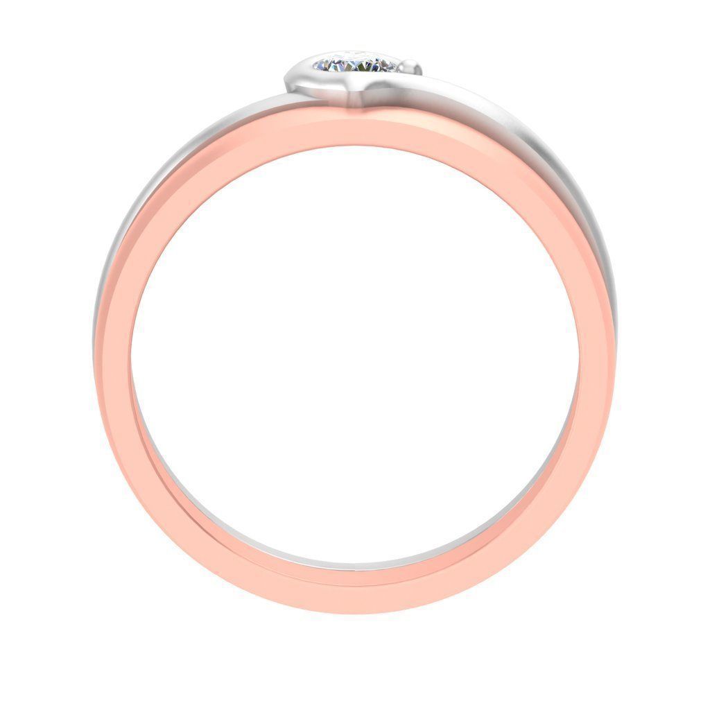 AL1ZE-C1-CB04-G two rose gold wedding rings with diamonds 3D print model_3