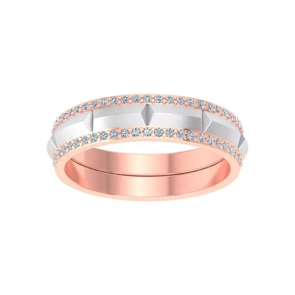 AL1ZE-C1-CB034-L rose gold band with diamonds 3D print model_0
