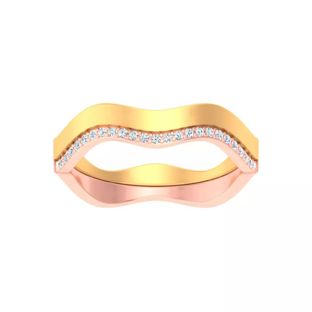 AL1ZE-C1-CB032-G gold and diamond ring 3D print model_0