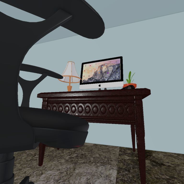 full bedroom scene  packed with alot of models  3D model_4