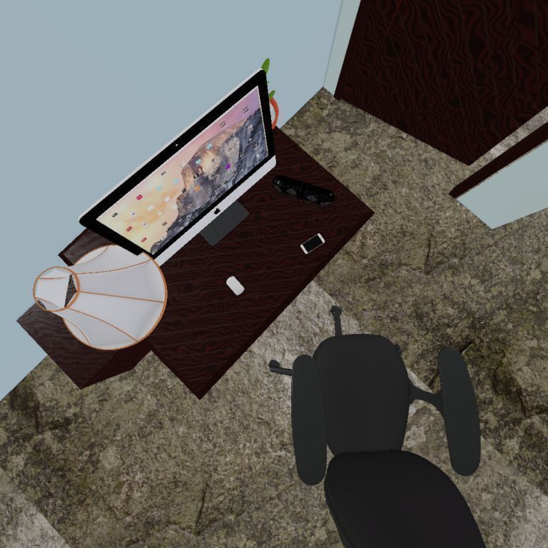 full bedroom scene  packed with alot of models  3D model_26