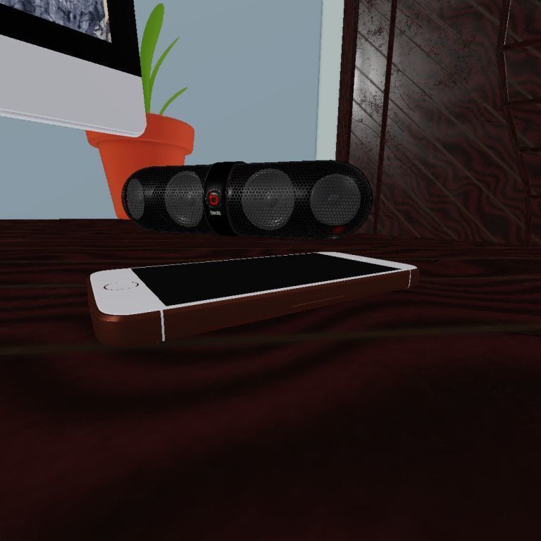 full bedroom scene  packed with alot of models  3D model_18