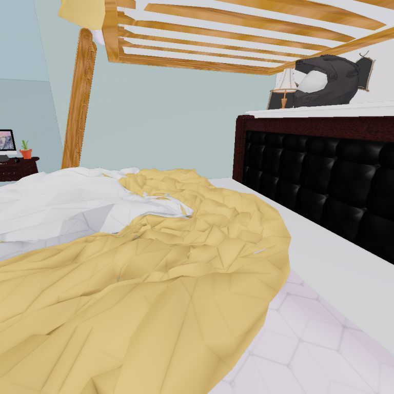 full bedroom scene  packed with alot of models  3D model_44