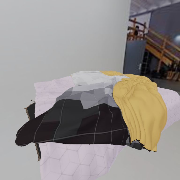 full bedroom scene  packed with alot of models  3D model_21