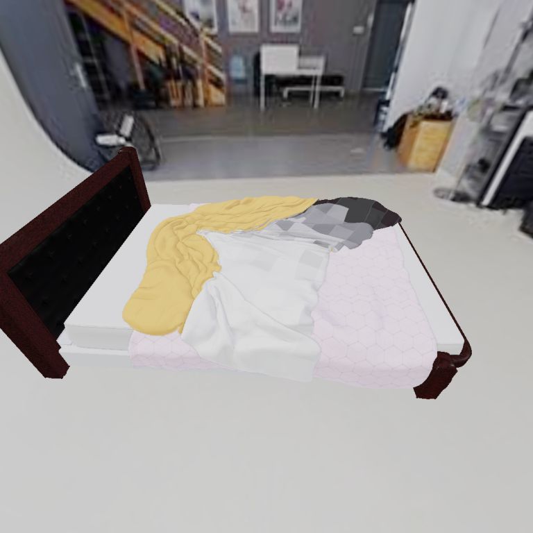 full bedroom scene  packed with alot of models  3D model_27