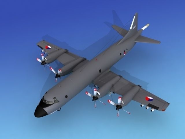 Lockheed P-3 Orion Netherlands Hp 3D model_11