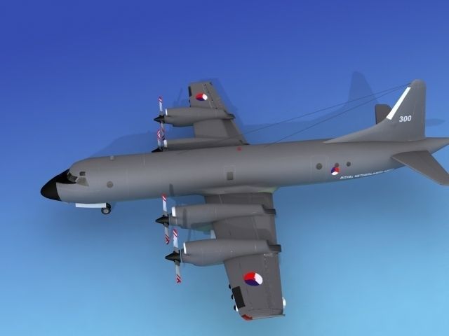 Lockheed P-3 Orion Netherlands Hp 3D model_10