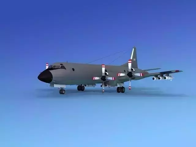 Lockheed P-3 Orion Netherlands Hp 3D model