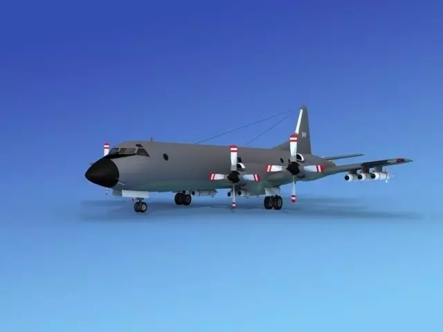 Lockheed P-3 Orion Netherlands Hp 3D model_0