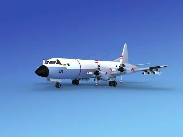 Lockheed P-3 Orion New Zealand Hp 3D model