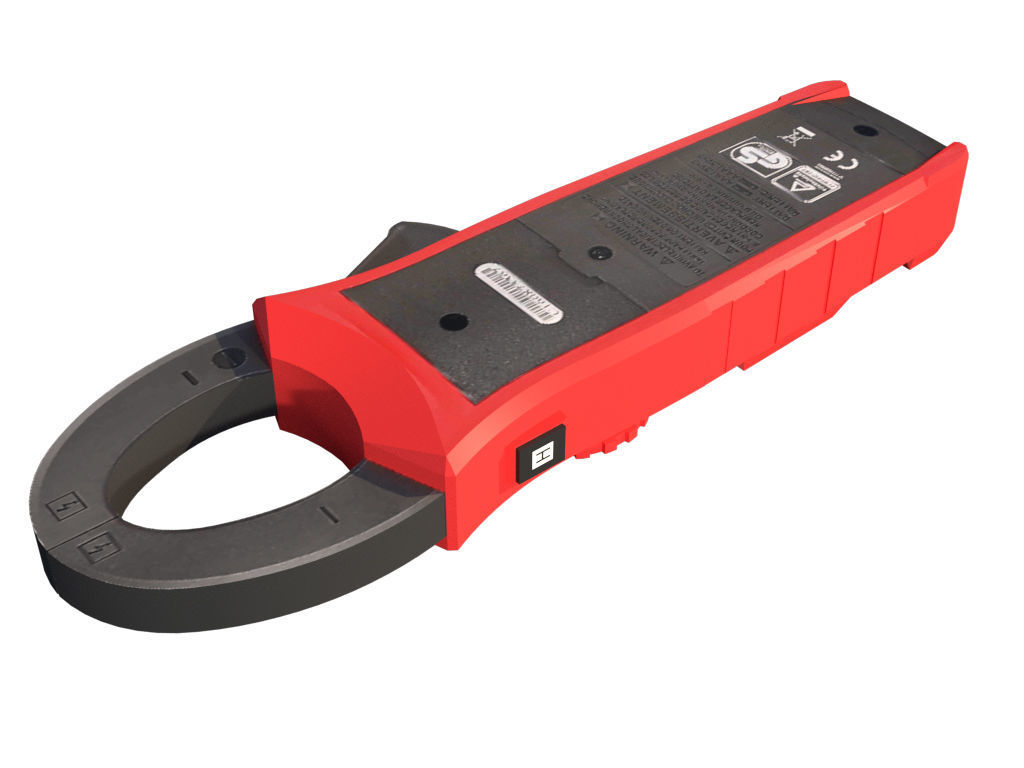 Multimeter Ammeter  3D model_8