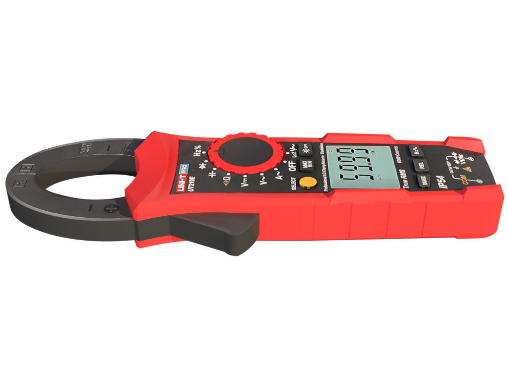 Multimeter Ammeter  3D model_4
