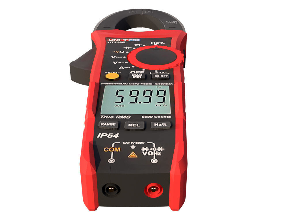 Multimeter Ammeter  3D model_6