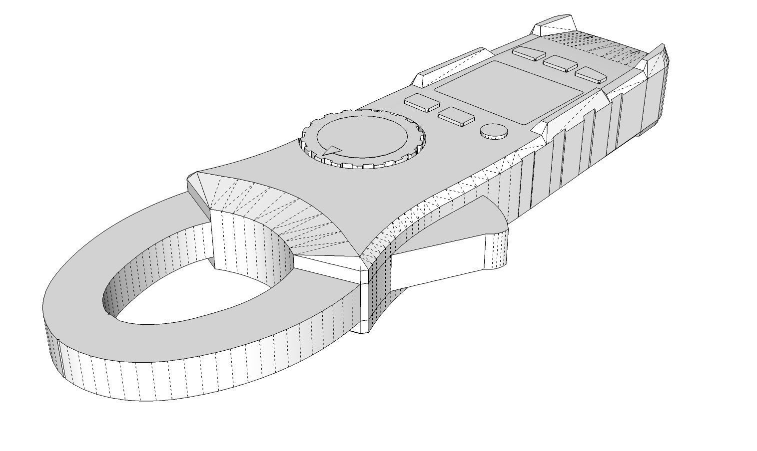 Multimeter Ammeter  3D model_12