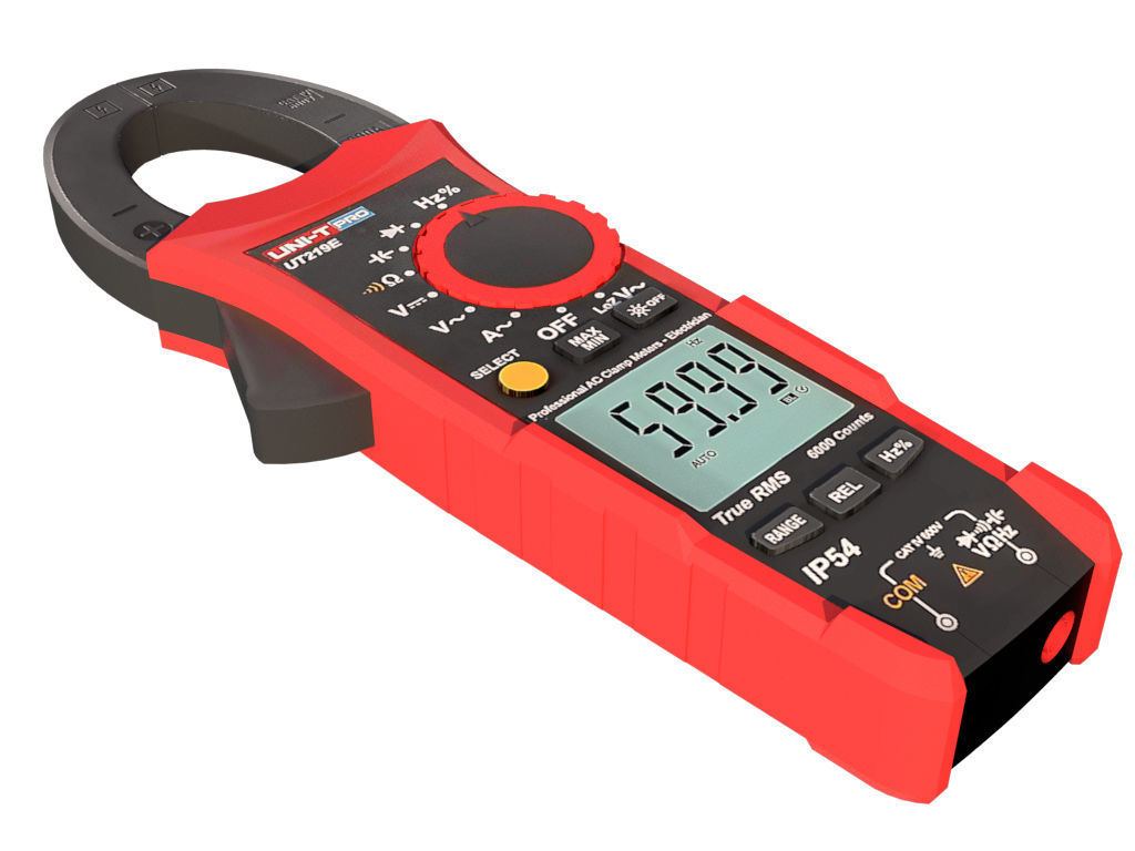 Multimeter Ammeter  3D model_5