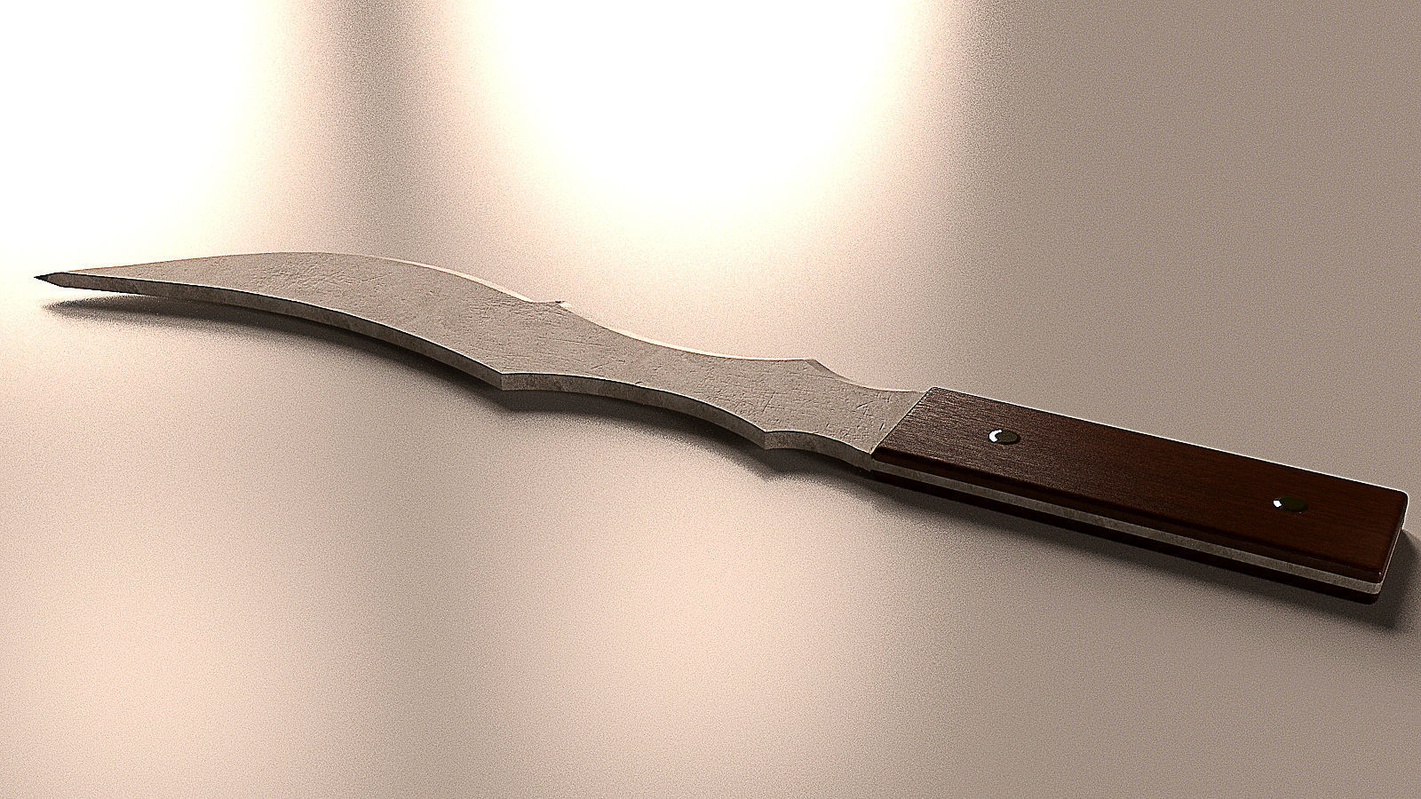 Stone Knife Free 3D model_1