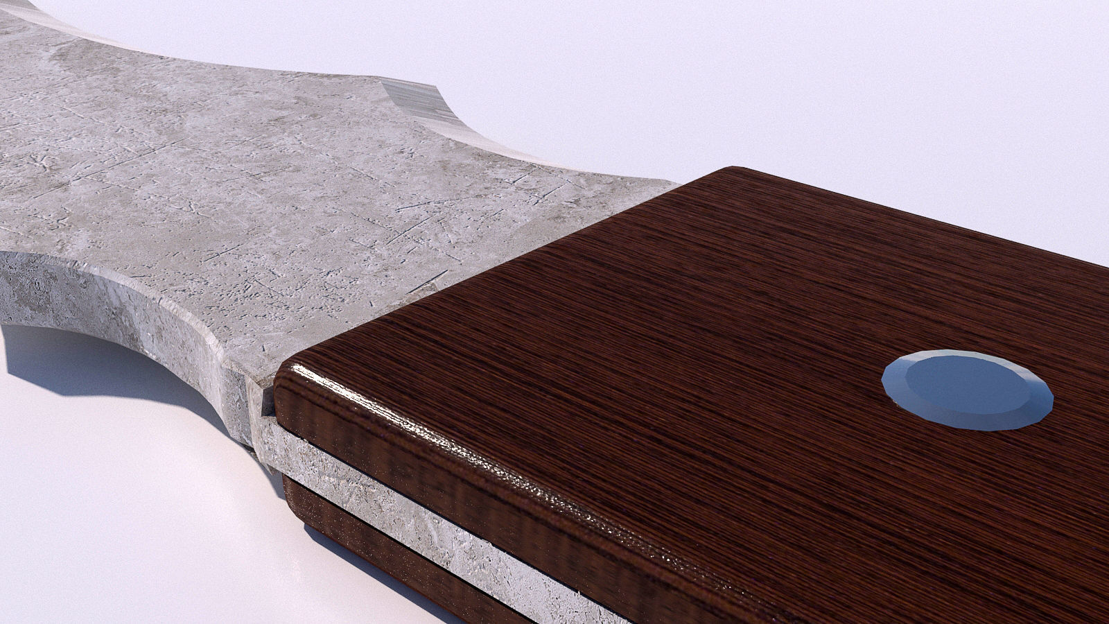 Stone Knife Free 3D model_2