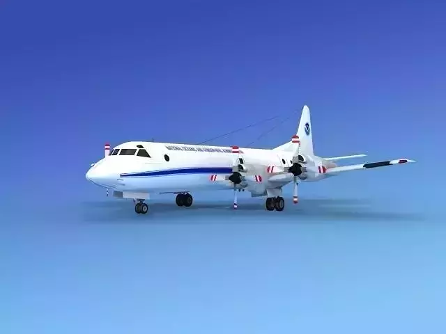 Lockheed P-3 Orion NOAA Hp 3D model